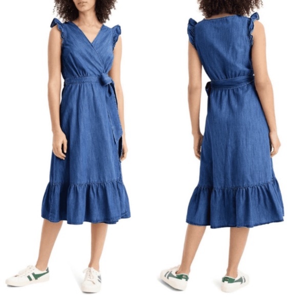 J crew denim dress NWT - Picture 2 of 6